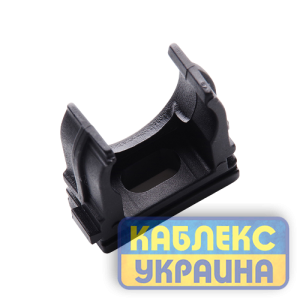 Кліпса для гофри чорна 16мм (пач 100шт) APRO