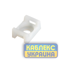 Майданчик для кабельних стяжок з монтажним отвором 15x10x7x3,4мм (пач 100шт) APRO