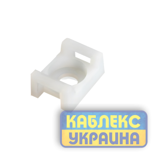 Майданчик для кабельних стяжок з монтажним отвором 15x10x7x3,4мм (пач 100шт) APRO