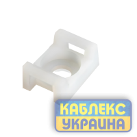 Майданчик для кабельних стяжок з монтажним отвором 22x15x9x5мм (пач 100шт) APRO