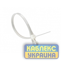 Стяжка кабельна з кріпленням 4х150 біла (пач 100шт) APRO