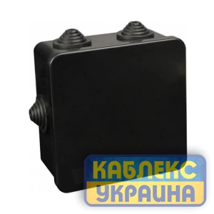 Коробка контакт розпод. РК2 (ЧОРНА)  IP55  70х70х40 (АНАЛОГ) (96)
