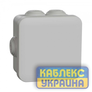 Коробка контакт розпод. РК2 біла (сіра) IP55  70х70х40 (АНАЛОГ) (96)