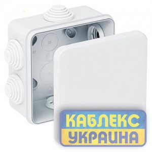 Коробка контакт розпод. РК3 біла (сіра) IP55  90х90х40 (АНАЛОГ) (90)