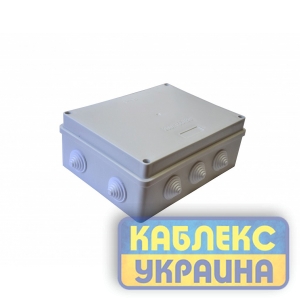 Коробка распред. герм.  Р8 без клеммника, 200х155х80мм (18 шт.)