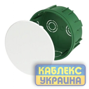 Коробка розподільча для суцільних стін кругла 70*45 IP30 (144шт)