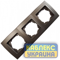 Рамка 3-тя горизонтальна Linnera (Антрацит)