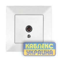 Розетка прохідна TV 12 DV Мерідіан