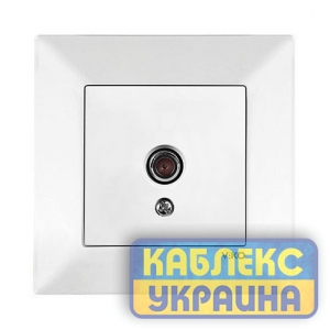 Розетка прохідна TV 12 DV Мерідіан
