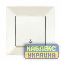 Кнопка дзвінка Мерідіан крем