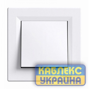 Кнопка самозажимна Asfora білий