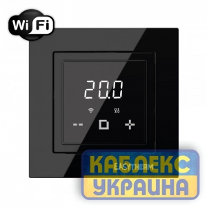 Програмируемый терморегулятор ET-45 с функцией WIFI, Черный