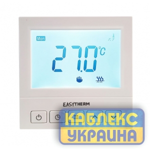 Програмируемый терморегулятор, 16А, 3500Вт, IP21,  5... 70, 3 года гарантии