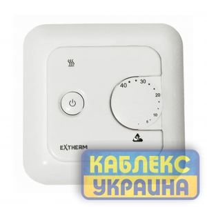 Электромеханический термостат, 3600Вт, 16А, два датчика Extherm
