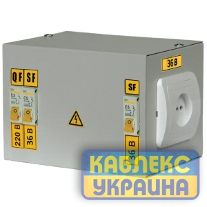 Ящик ЯТП 0,25 220/36 ІР31 з розеткой