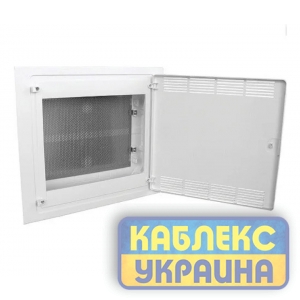 Щит 2-рядний для ММ-обладнання, внутрішній, білі пластикові перфоровані двері, GOLF Розмір 460*416*98 IP20
