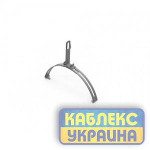 Коньковий півкруглий тримач дроту, сталь оцинкована