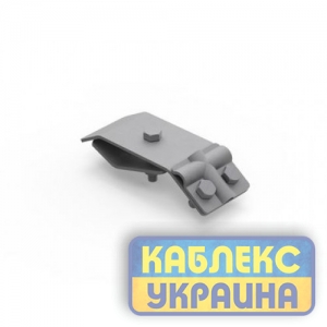 Тримач дроту d8мм на ринві з болтом, сталь гарячого цинкування