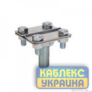 З'єднувач стрижня М16 та полоси 30x4або дроту d8-10мм, сталь оцинкована
