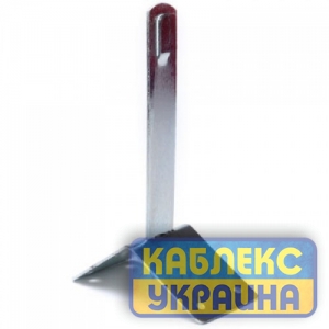 Коньковий кутовий тримач дроту, висота 100 мм, сталь оцинкована