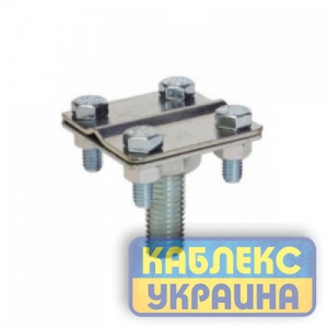 З'єднувач стрижня М16 та полоси 30x4 або дроту d8-10мм, сталь гарячого цинкування