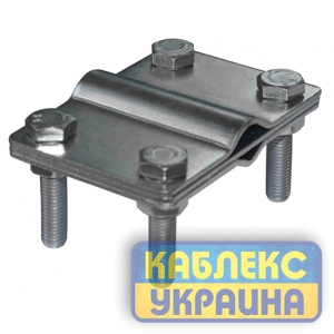 З'єднувач стрижня d16/дріт d8-10мм/полоса 25x4мм, сталь оцинкована