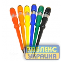 Викрутка індикаторна SP-9812 Giselt (600шт/ящ) різнокольорові великі