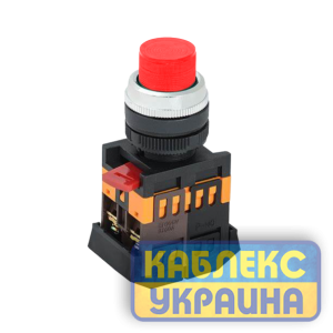 Кнопка ABLF-22 червона d22мм 220V