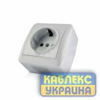 Розетка 1-а зовнішня c з/к (10/120), Viktori GISelt
