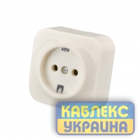 Розетка 1-а зовнішня з з/к (12/144), Virginia Giselt