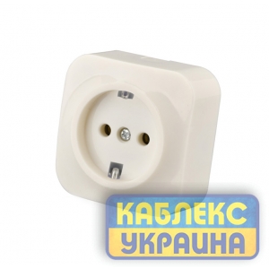 Розетка 1-а зовнішня з з/к (12/144), Virginia Giselt
