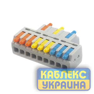 Клема з&rsquo;єднувальна універсальна прохідна 9-3 (50 шт./уп)