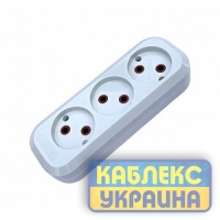 Колодка для подовжувача 3-а без з/к GISelt (20/200 шт.)