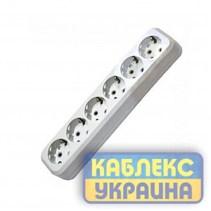 Колодка для подовжувача 6-а з з/к GISelt (8/80 шт.)