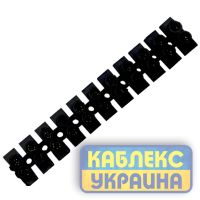 Клемник  з'єднувальний 06А чорний (10 шт.)
