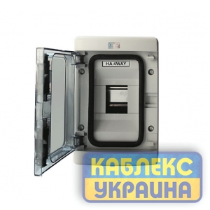 Щит SIRIUS зовнішній  герметичний на  4 модулі (30 шт/ящ) Розмір 140*210*90