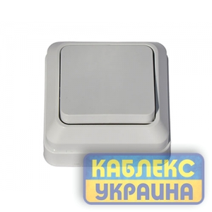 Вимикач 1-й зовнішній GISelt Aurora (10/200 шт.)