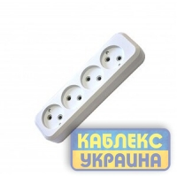 Колодка для подовжувача 4-а без з/к GISelt (20/160 шт.)