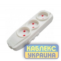 Колодка для подовжувача 3-а без з/к швидкий монтаж GISelt Premium (92шт.)
