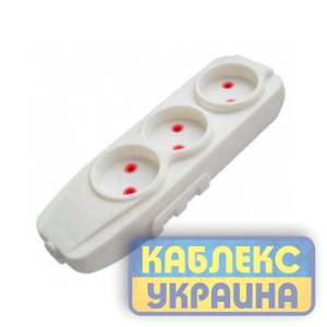 Колодка для подовжувача 3-а без з/к швидкий монтаж GISelt Premium (92шт.)