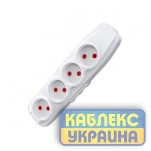 Колодка для подовжувача 4-а без з/к швидкий монтаж GISelt Premium (73шт.)