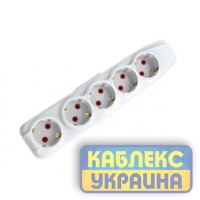 Колодка для подовжувача 5-а з з/к швидкий монтаж GISelt Premium (56шт.)