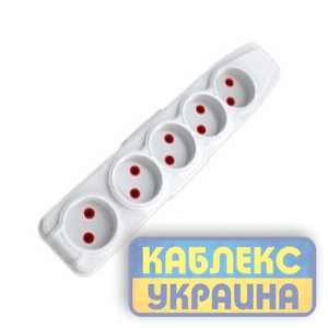 Колодка для подовжувача 5-а без з/к швидкий монтаж GISelt Premium (64шт.)