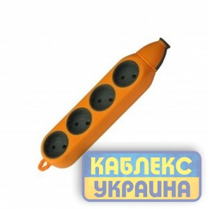 Колодка 4-а без з/к будівельна, помаранчева,одностороння ударостійка каучукова (200 шт/ящ)