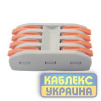 Клемник з'єднувальний   4-х провідний, двосторонній