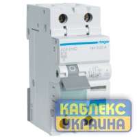 Диф.авт. 1+N 16А B 30мА Hager 6kA