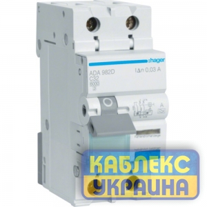 Диф.авт. 1+N 32А С 30мА Hager 6kA