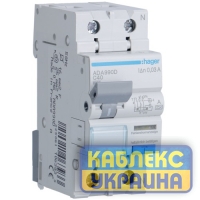 Диф.авт. 1+N 40А С 30мА Hager 6kA