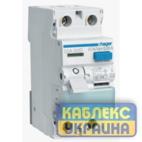 УЗО 2х63 А, 30mA, А, 2м Hager 6kA