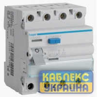 УЗО 4x25 A, 30 mA, A, 4м 6kA